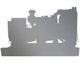 Motor АД315-Т400-2РП (ЯМЗ) в кожухе с АВР